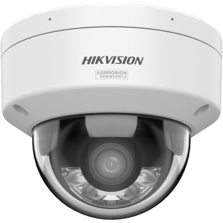 Camera de supraveghere IP Dome 8MP Smart Hybrid Light with ColorVu Hikvision DS-2CD2147G3-LIS2UY(2.8MM), lentila fixa 2.8mm, ilu